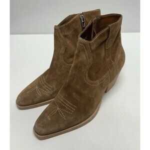 Dolce Vita Brown Suede Ankle Booties
